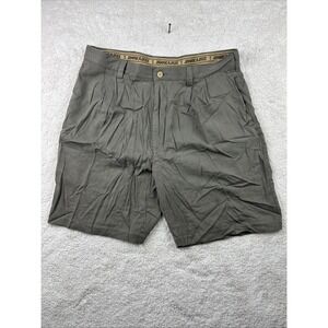 Jamaica Jaxx Shorts Mens‎ 36 Silk Lightweight Gray Chino Pockets